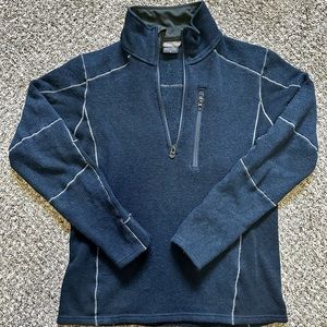 Kuhl 1/4 zip fleece pullover.